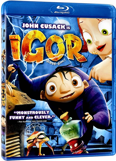 NEW CHILDREN BLU-RAY // Igor - John Cusack, Steve Buscemi, John Cleese ...