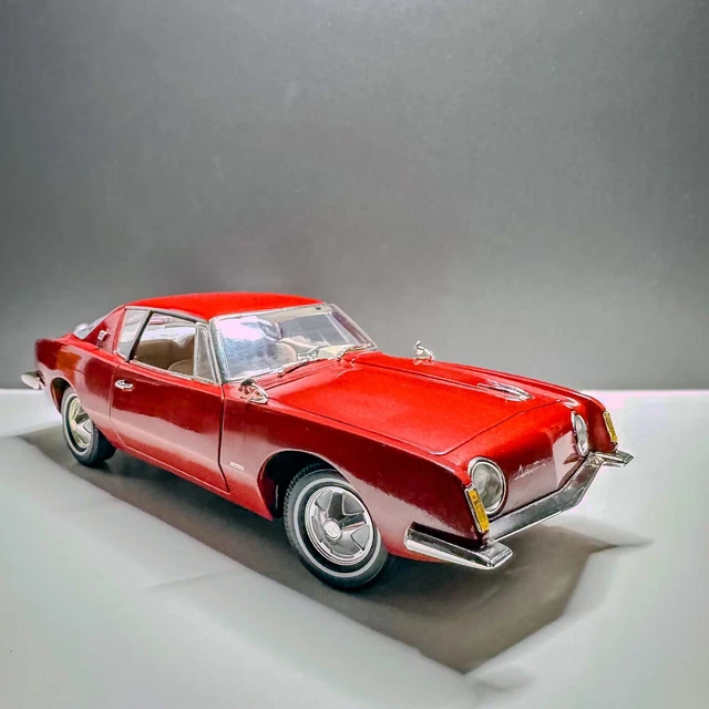 Studebaker Avanti 1963 - Solido 1/18 - Rouge, Métal, Collection