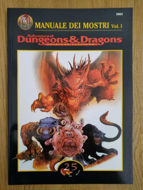 🔱 Advanced D&D Manuale Dei Mostri Vol 1 5003 Dungeons And Dragons Italiano