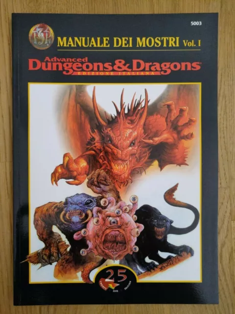 🔱 ADVANCED D&D Manuale Dei Mostri Vol 1 5003 Dungeons And Dragons Italiano  EUR 74,00 - PicClick IT