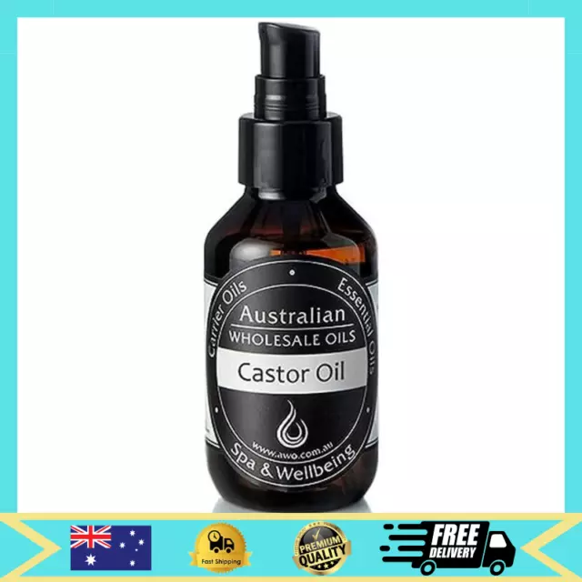 PREMIUM CASTOR OIL 100ml BOTTLE | 100% PURE OIL - HEXANE FREE