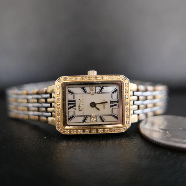 Daniel Steiger High Society Luxury Two-Tone Watch Grace Swiss !!!