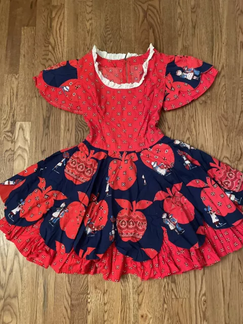 Holly Hobbie Vintage Dress - Small ( by measurements )  - Handmade