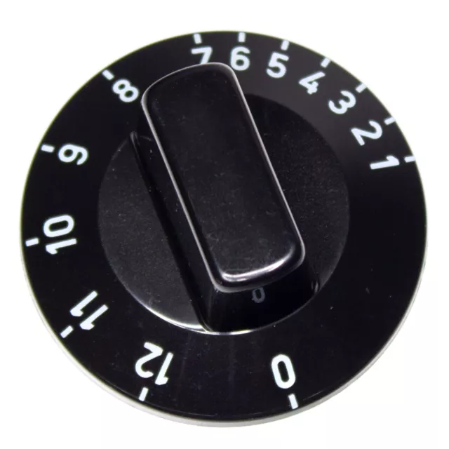 Knob Turning Knob Thermostat 1-12, Ø 50mm Axle ø6x4 , 6mm