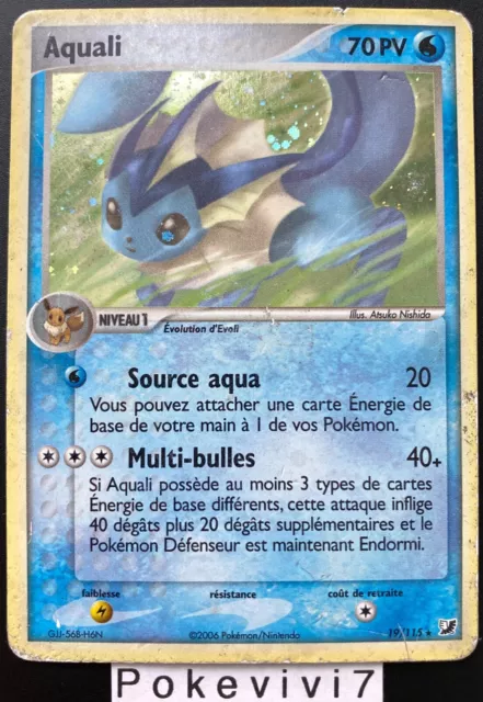 Carte Pokemon AQUALI 19/115 Holo Bloc EX Forces Cachées FR