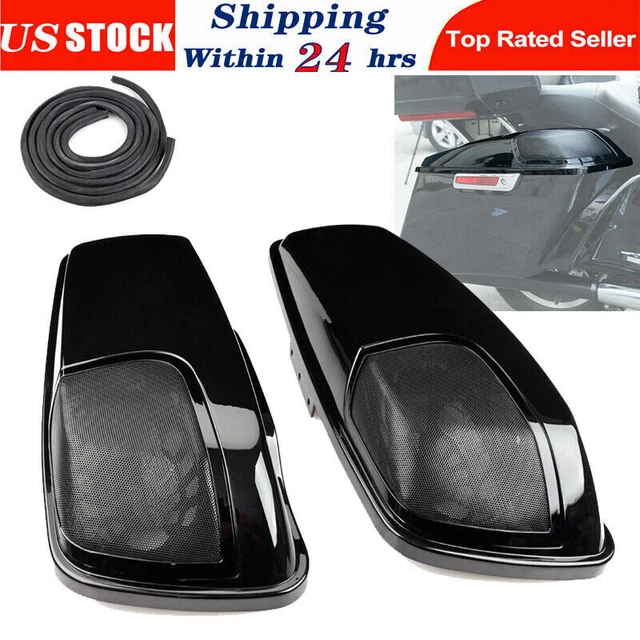 5x7" Saddlebag Speaker Lids For Harley Touring Road King Street Glide 2014-2021