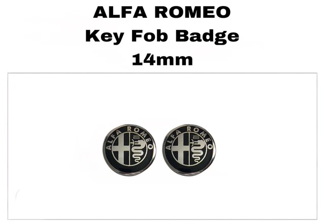 Gold Alfa Romeo Shield Logo Sticker Badge For Key Fob Remote Cover (11mm)