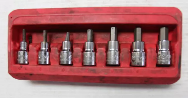 Mac Tools 3/8" Drive Metric Hex Driver Set 7pc 4-10mm SXMAS7PT READ