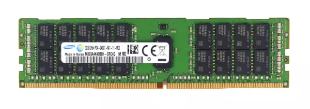 Samsung 32GB DDR4 2400MHz (M393A4K40BB1-CRC4Q) Registered ECC Server RAM Memory