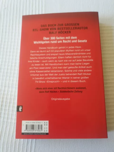 Ralf Höcker: Einspruch - Das grosse Buch der Rechtsirrtümer 2