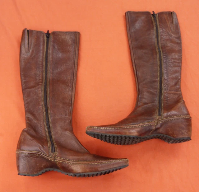 Pons Quintana Bottines cuir Pointure 37 Fr - Cuir grainé - Talon 5 centimètres