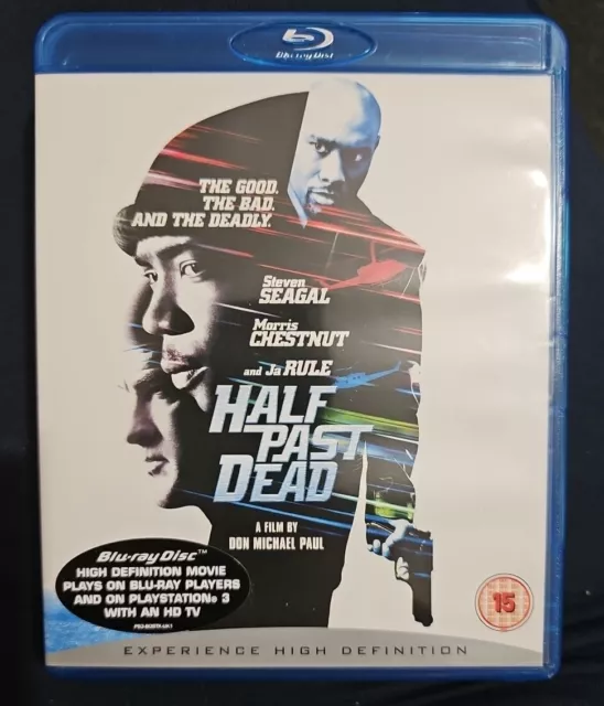 HALF PAST DEAD BLURAY 2008 - STEVEN SEAGAL 2002 UK JA RULE ACTION Mint Condition