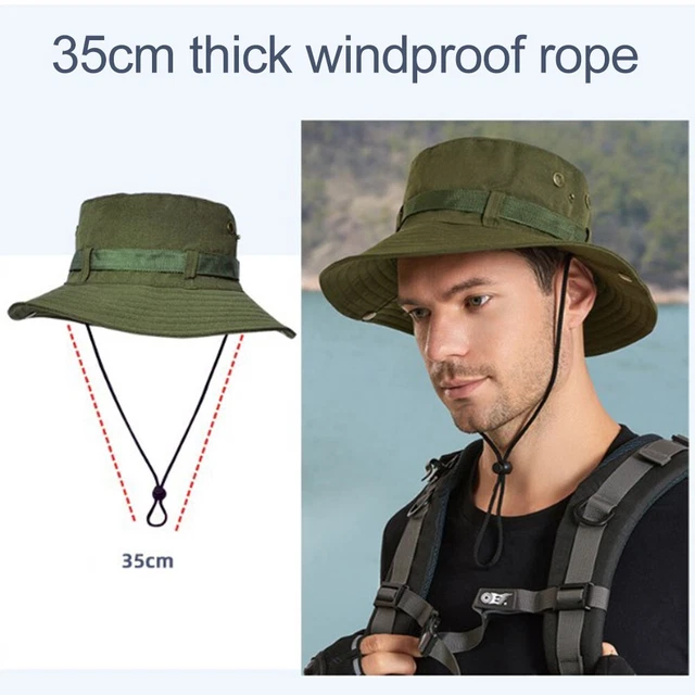 Durable Hat Men's Outdoor Climbing Fishing Sun Visor Universal 55-58cm
