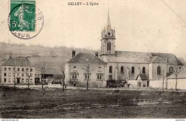 S3963 cpa 25 Gilley - L'Eglise
