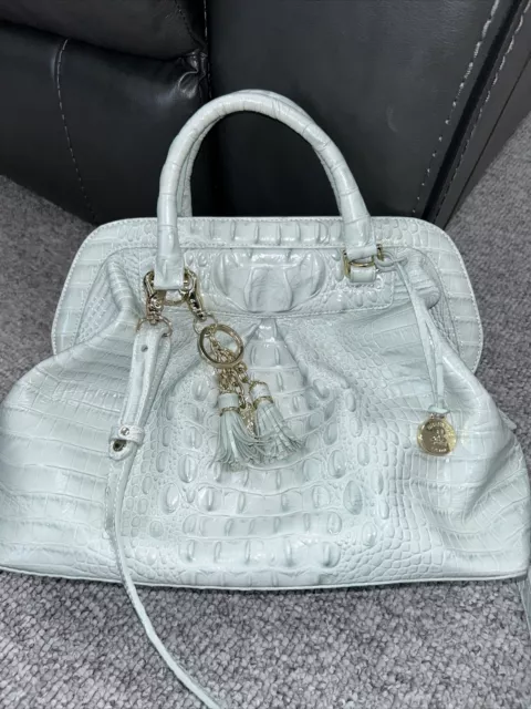 Brahmin Duxbury Satchel Sea Glass Melbourne Handbag/crossbody Sale