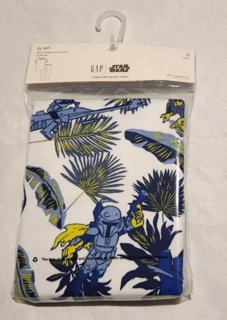 NWT Baby Gap Star Wars Print Short Sleeve Pajamas PJs 2PC Toddler Boy