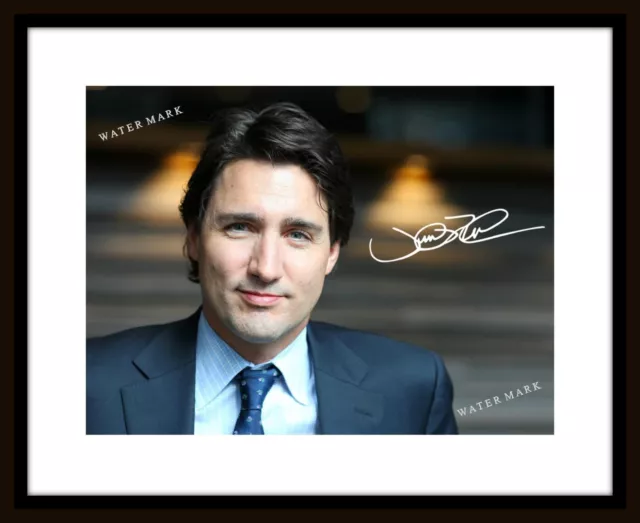 Canada Prime Minister Justin Trudeau 8x10 Signed Photo Print Autographed