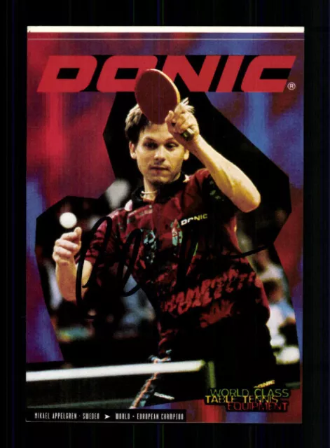 Mikael Appelgren Tischtennis Original Signiert +A 228243