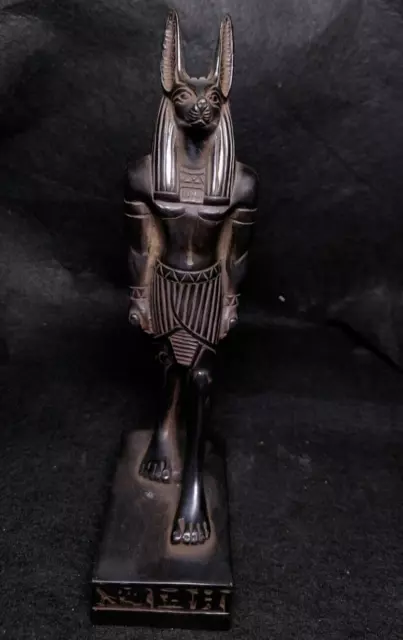 Rare Ancient Egyptian Antiques Anubis Statue God Of The Underworld Pharaonic BC