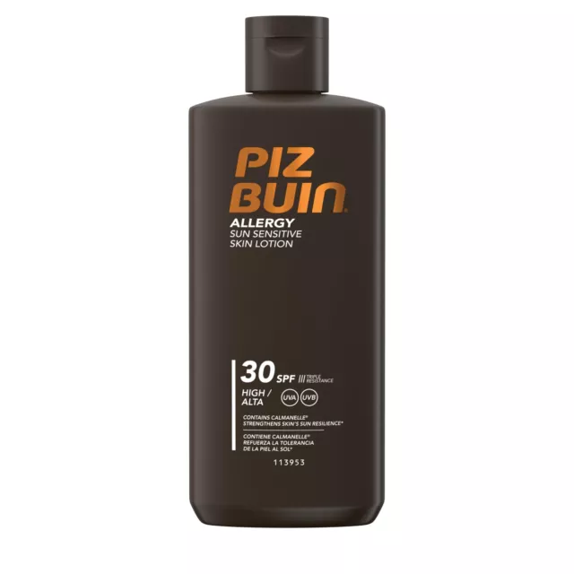 Piz Buin Allergy Sun Sensitive Skin Lotion LSF 30, schnell einziehende Allerg...