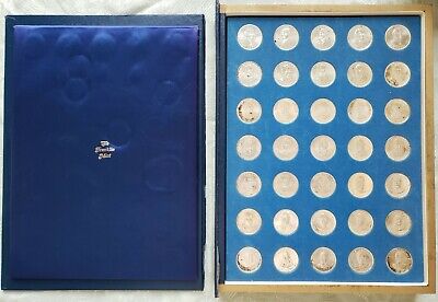 The Franklin Mint, Treasury Of Presidential Commemorative Medals Silver Set + 1