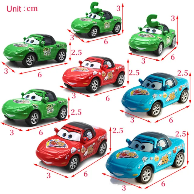 1:55 Disney Pixar Cars Toy Model Gift Birthday Diecast Maikun Vermicelli Boys