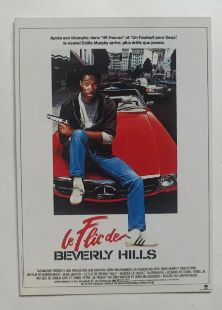 carte postale cinéma film Le Flic de Beverly Hills Eddie Murphy