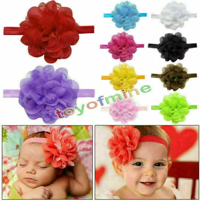 Newest Infant Toddler Baby Girl Flower Headband Hair Band Kids Hair Accessories