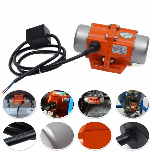 Motore a vibrazione 3000 giri motore agitatore motore sbilanciato motore vibratore asincrono 60 W