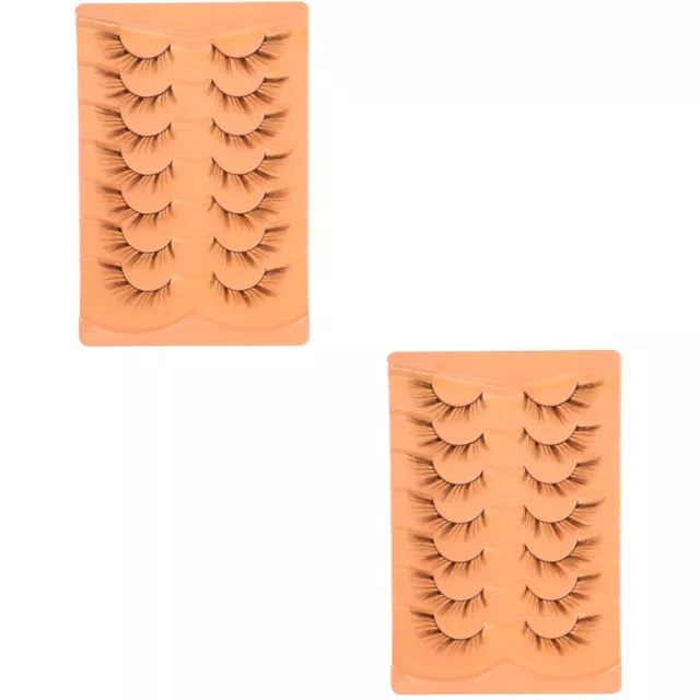 14 Pairs Fuchsauge Falsche Wimpern Europäisch Und Amerikanisch