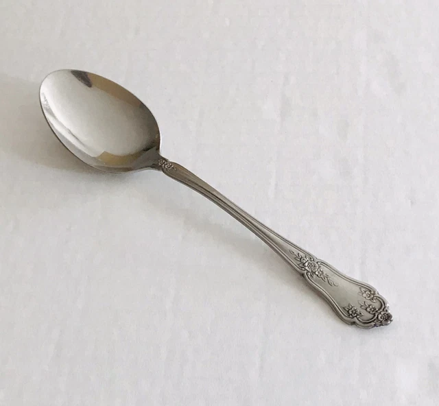 Stanley Roberts Rogers Co Stainless Korea Alexis Oval Soup Spoon Glossy