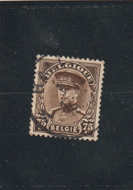 L5314 BELGIQUE TIMBRE N° Y & T 341 de 1932 " Albert 1er " Oblitéré