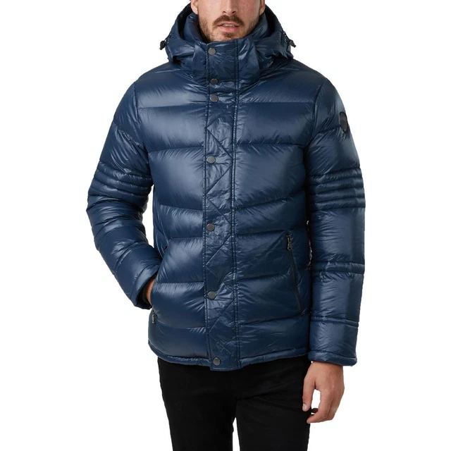 PAJAR MENS DORCHESTER Navy Water Repellent Puffer Jacket Outerwear