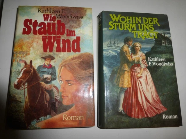 3X KATHLEEN WOODIWISS:WOHIN der Sturm uns trägt+Wie Staub im Wind+ Wie