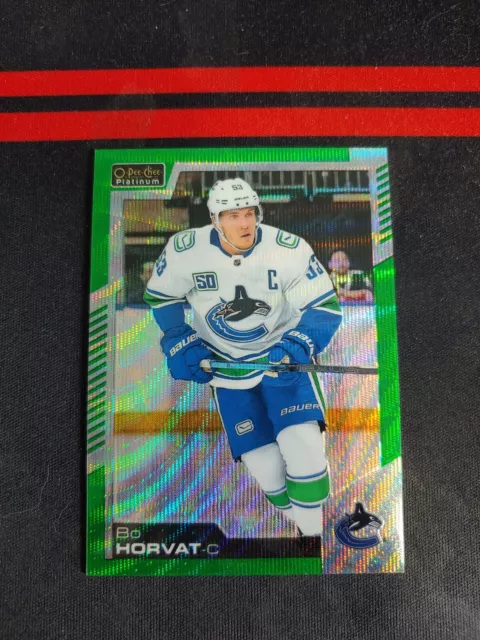 2020-21 Bo Horvat O-Pee-Chee Platinum Emerald Surge 08/10 #41