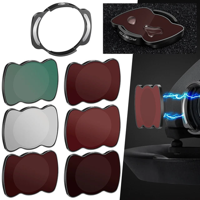 BRDRC Avata 2 Drone Lens Filters Set For DJI AVATA 2 Camera UV CPL ND8 ND16 ND32 ND64 Optical Glass Photography Filters Kit - View #3
