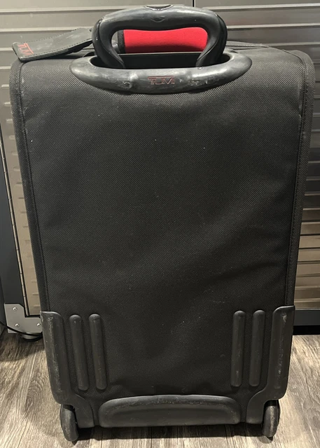 TUMI Adjustable Upright Rolling Suitcase Black 11