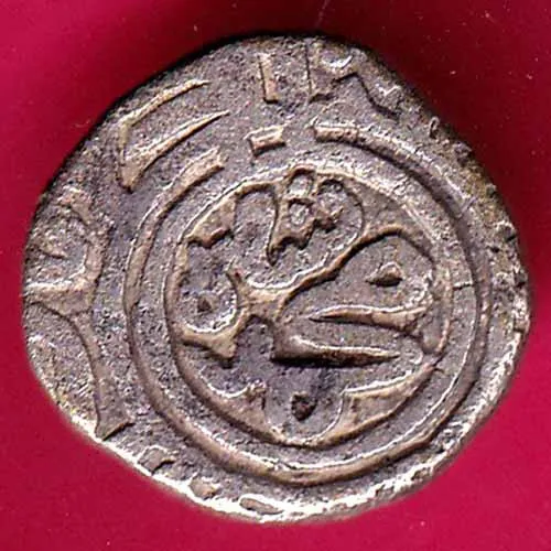 Delhi Sultan Muhammad Shah 6 Gani Rare Coin#Yd99
