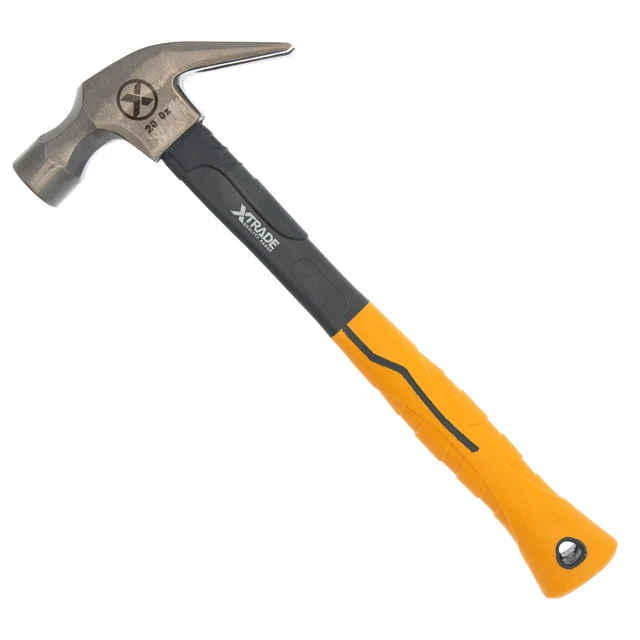 XTrade Pied de Biche Marteau Avec Poignée Fibre Verre 568ml Caoutchouc X0900087