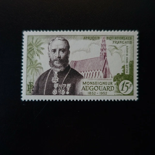 Afrique Equatoriale Française Aef Poste Aerienne Pa N°56 Neuf ** Luxe Mnh