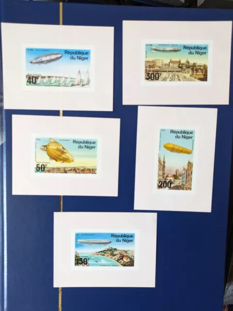 Niger Zeppelin geschnitten Mi Nr. postfrisch