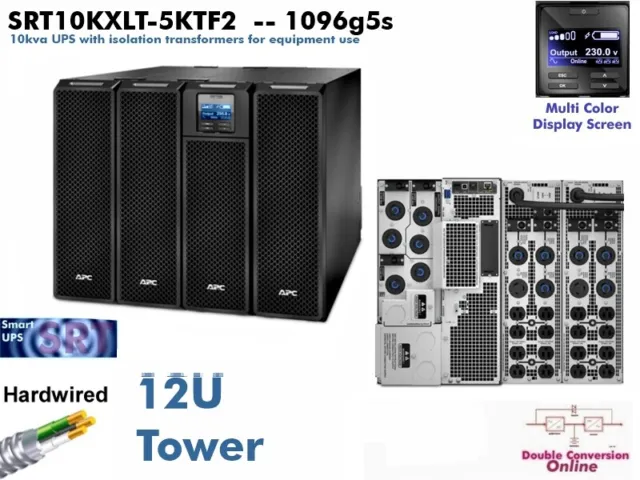 Onduleur Line interactive APC Smart-UPS X 3000VA Rack/Tower LCD 200-240V  (SMX3000HV) - EVO TRADING