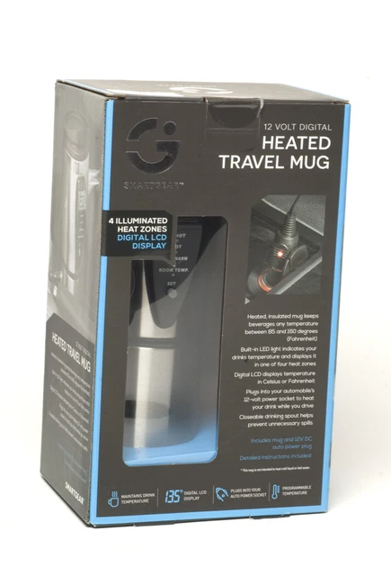 New Unopened Smartgear 12v Car Digital Heated Travel Mug 2