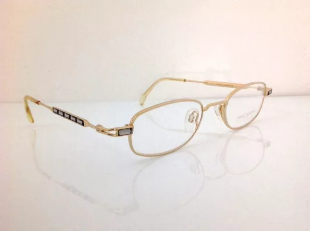 Swarovski Gafas De Vista Mujer Ovalados Oro Hecho Mano Pieza Sólo