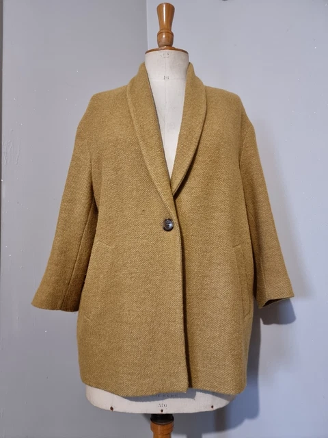 Veste Tennis Rayée Caroll En Laine - Fabriquée En France - Taille 42 - Style Dandy Chic