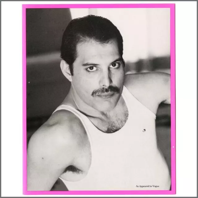Freddie Mercury Owned 80s Preening Pouting Posing Posturing Old Tart Xmas Card