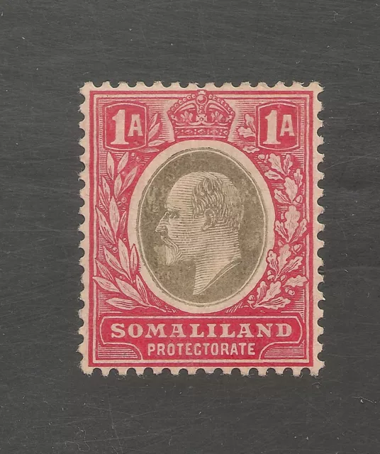 Somaliland Protectorate #41 VF MINT OG - 1905 1a King Edward VII