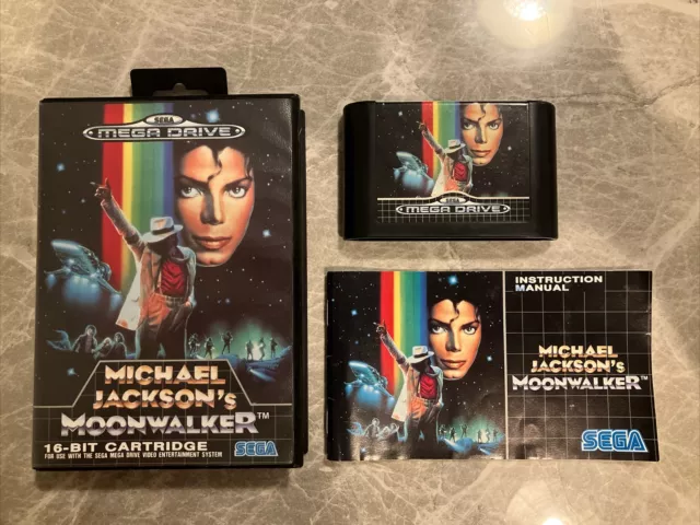Michael Jackson Moonwalker - Sega Megadrive Game - Complete (Tested)