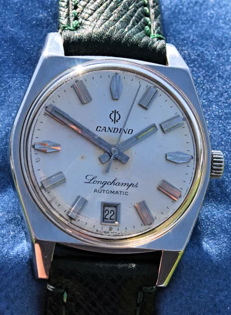 RARISSIMO orologio CANDINO Longchamps AUTOMATIC  d'epoca in ottime condizioni 2