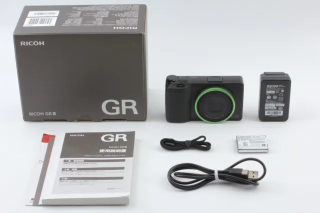 【TOP MINT in BOX】 Count 1859 Ricoh GR III Digital Camera Black From JAPAN #890
